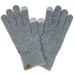 Load image into Gallery viewer, Cable Knitted Smart Touch Gloves
