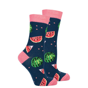 Women's Watermelon Crew Socks