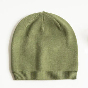 Cashmere Blend Beanie Olive