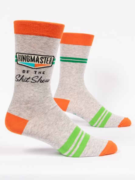 Ringmaster Of The Shit Show Men's Crew Socks