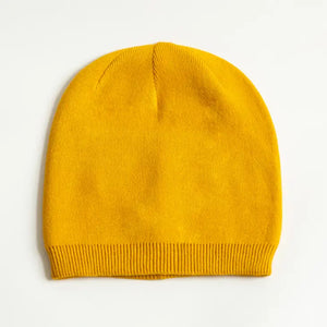 Cashmere Blend Beanie Mustard