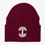 Load image into Gallery viewer, Oaklandish Logo Embroidered Beanie - Burgundy
