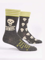 Load image into Gallery viewer, I Almost Died But It Was Just A Cold Men&#39;s Crew Socks
