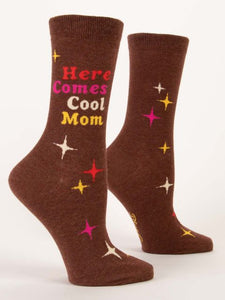 Here Comes The Cool Mom Womens Crew Socks