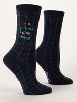 Load image into Gallery viewer, I&#39;m A Planner Women&#39;s Crew Socks
