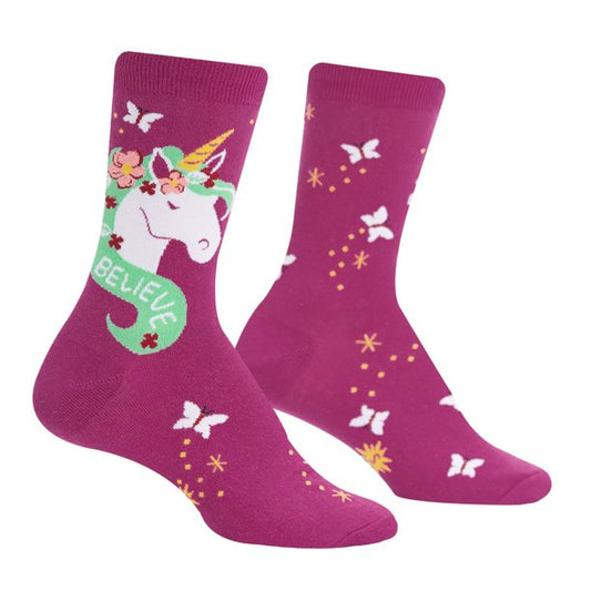 Believe In Magic Women's Crew Socks