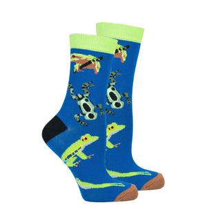 Women's Frog Crew Socks