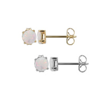 Load image into Gallery viewer, Opal Studs: Silver
