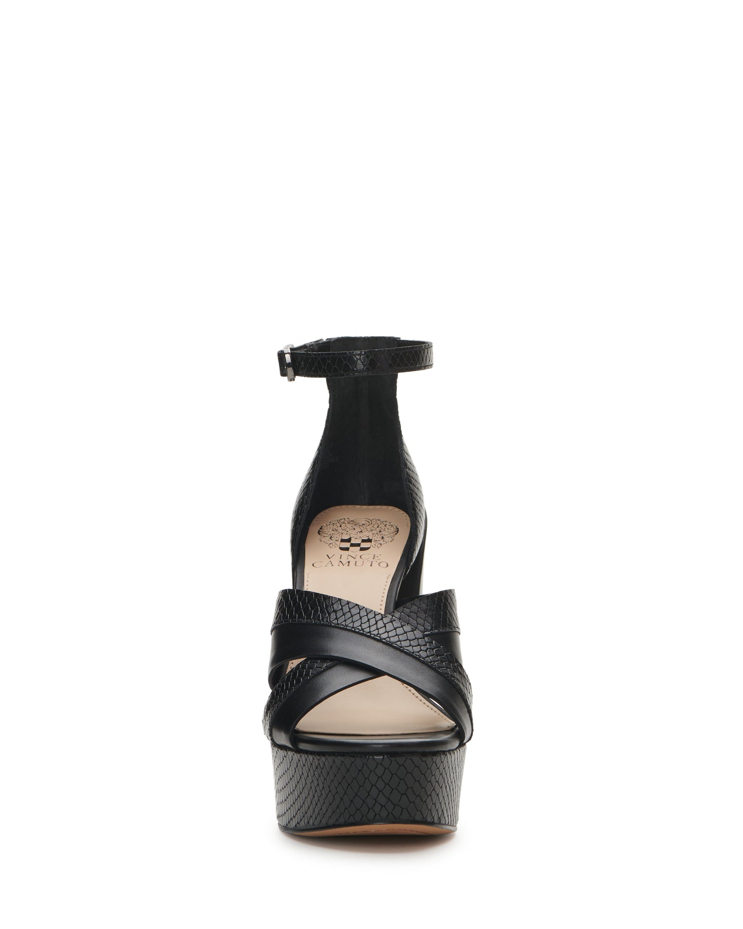 Gruelie Platform Sandal Heel- Black