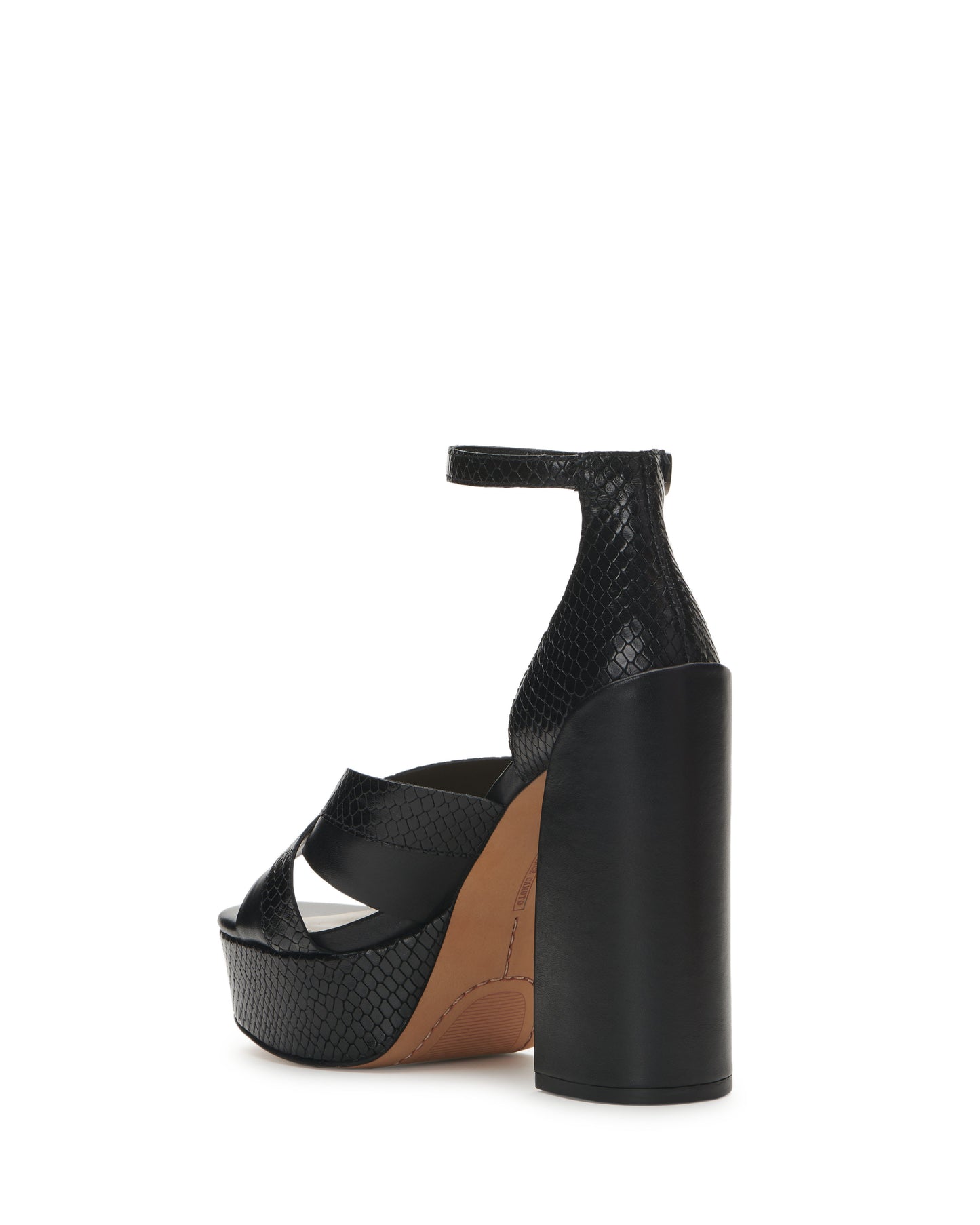 Gruelie Platform Sandal Heel- Black