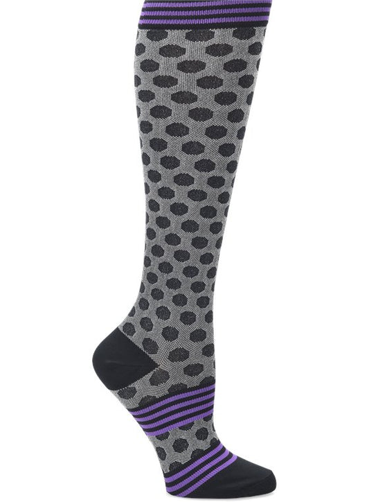 Compression Socks - Sporty Dot Black