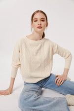 Load image into Gallery viewer, Greco Cable Knit Sweater
