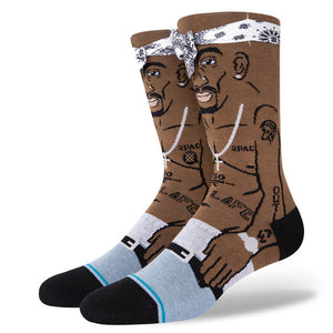 Tupac Shakur Resurrected Men's Crew Socks