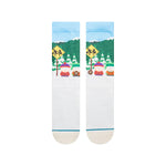 Load image into Gallery viewer, Bus Stop Men&#39;s Crew Socks Vintage White

