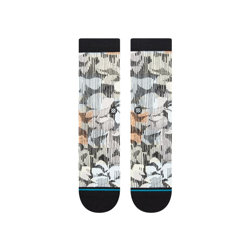 Vine Men's Crew Socks Washed Black