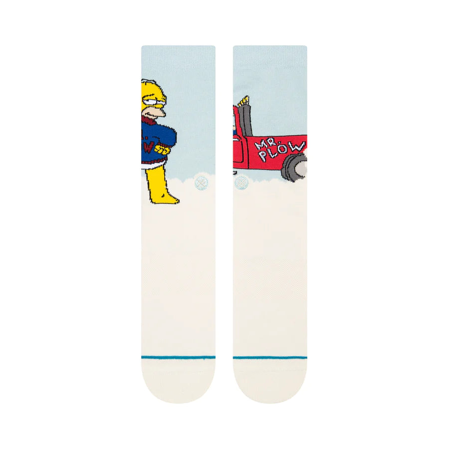 The Simpsons x Stance Mr. Plow Mens Crew Socks