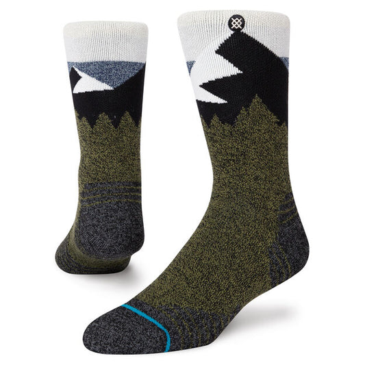 Men's Divide Striped Crew Socks