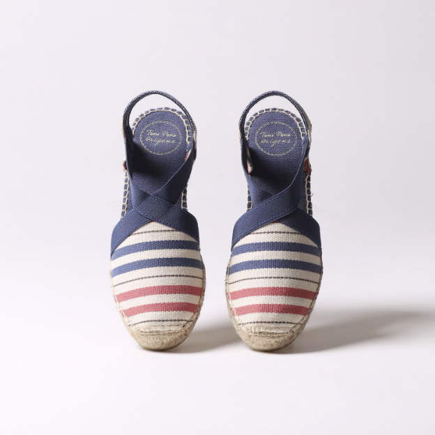 Tarbes Striped Espadrilles