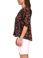 Load image into Gallery viewer, Bloom Blouse Dusk Floral
