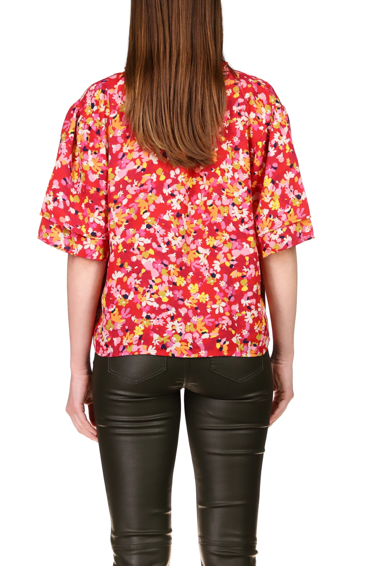 Soft Ruffle Shell Top