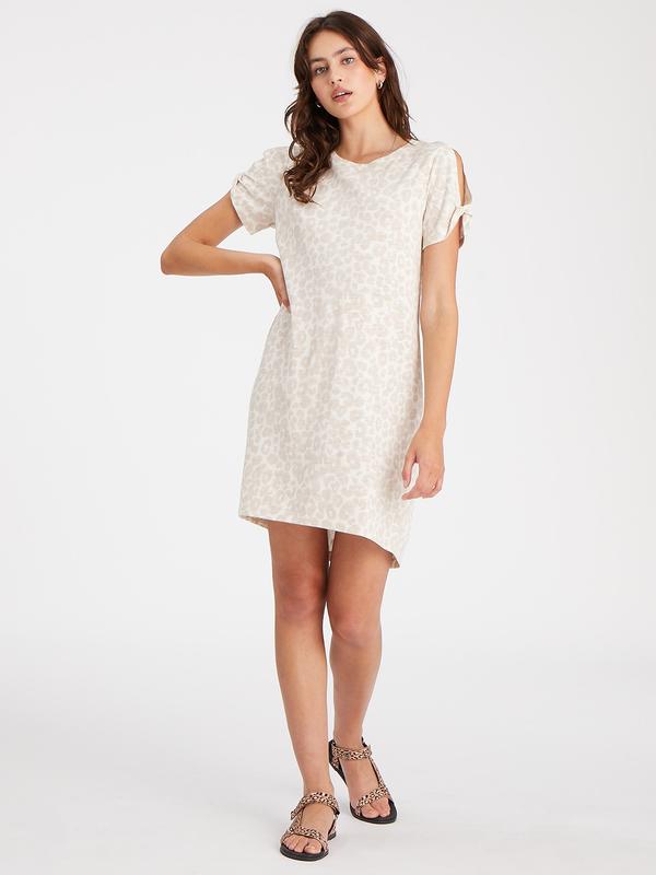 So Twisted T-Shirt Dress Bare Leo