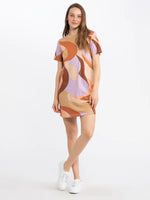 Load image into Gallery viewer, Reveal T-Shirt Dress - Cityscape
