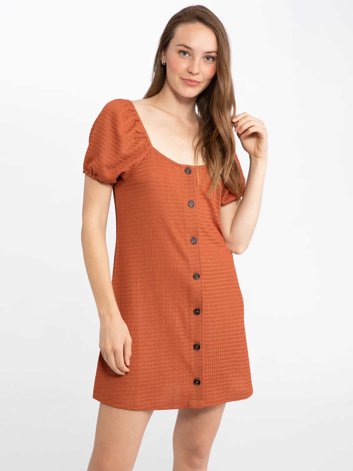 Button Up Knit Dress