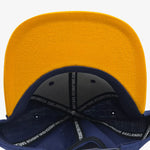 Load image into Gallery viewer, Oaklandish Classic Snapback Hat-Navy/Gold
