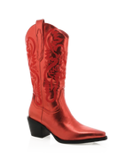 Load image into Gallery viewer, Danilo Western Boot - Red Metallic
