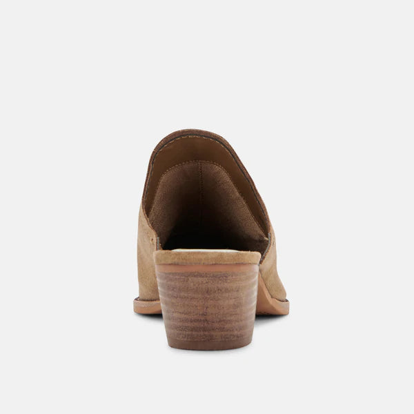 Shiloh Mules Truffle Suede