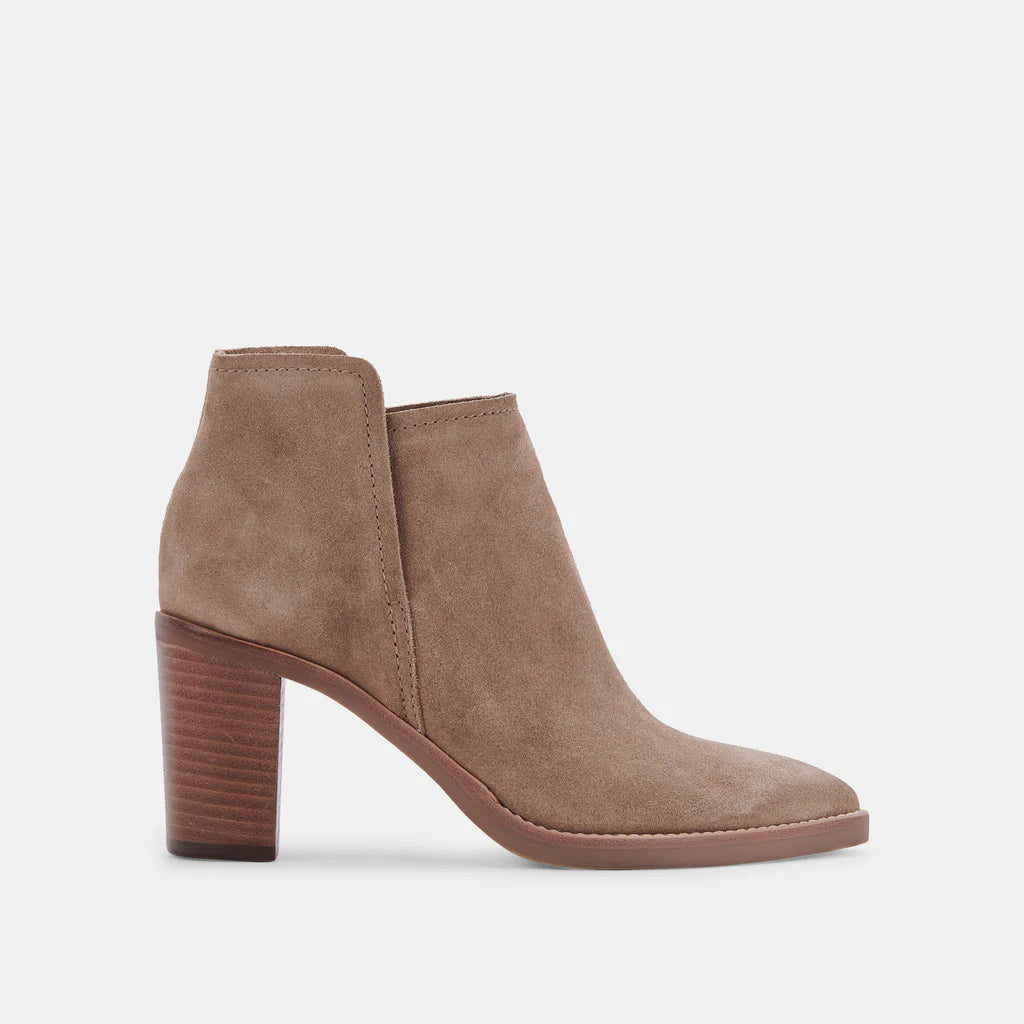 Spade Booties Mushroom Suede