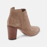 Load image into Gallery viewer, Spade Booties Mushroom Suede
