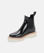 Load image into Gallery viewer, Stormy Rainboot- Onyx Patent Stella

