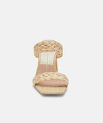 Load image into Gallery viewer, Pailey Heels - Natural Raffia
