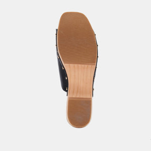 Dorado Sandal Clog Black