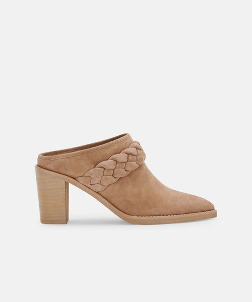 Serla Mules Truffle Suede