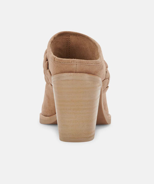 Serla Mules Truffle Suede