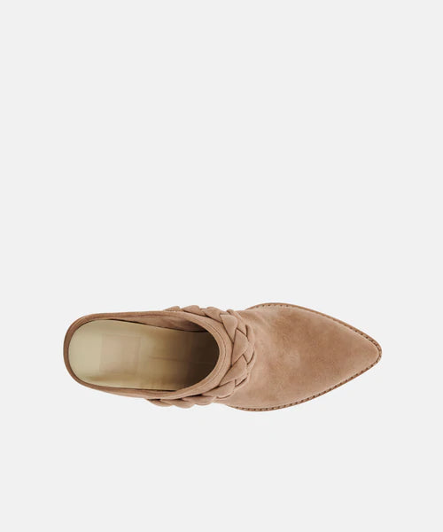 Serla Mules Truffle Suede