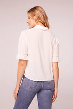 Load image into Gallery viewer, Daydream Ivory Collared Shirt
