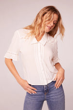 Load image into Gallery viewer, Daydream Ivory Collared Shirt
