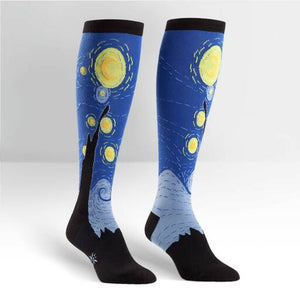 Starry Night Women's Knee High Socks