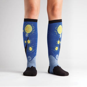 Starry Night Women's Knee High Socks