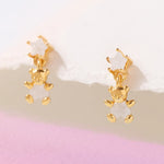 Load image into Gallery viewer, Charmed Teddy Earrings - Gold
