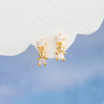 Load image into Gallery viewer, Charmed Teddy Earrings - Gold
