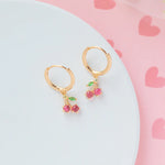 Load image into Gallery viewer, Cherry Sweet Hoops - Gold
