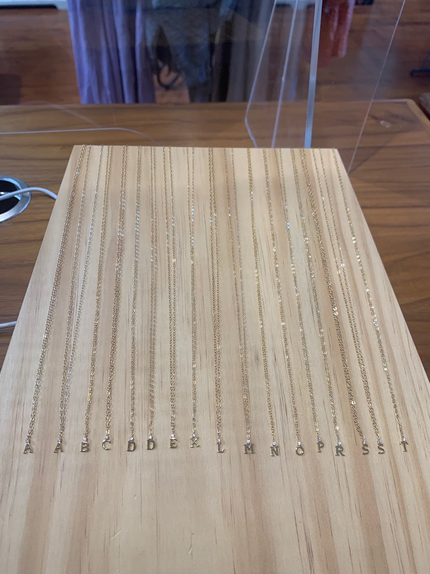 Dainty Initial Necklace