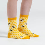 Load image into Gallery viewer, Bee&#39;s Knees Junior Crew Socks
