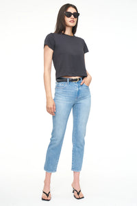 Monroe Crop High Rise Cigarette Jean - Mai Tai