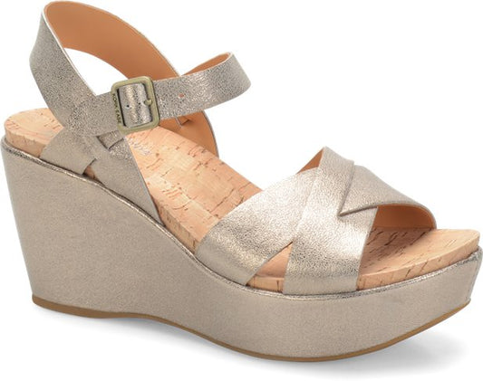 Ava 2.0 Wedge Sandal Soft Gold