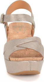 Load image into Gallery viewer, Ava 2.0 Wedge Sandal Soft Gold
